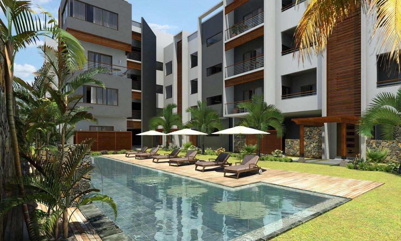 Flic En Flac Sea View Luxury 3 Bedroom Apartment Bagian luar foto